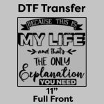 DTF Transfer 11" Thumbnail