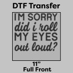 DTF Transfer 11" Thumbnail