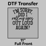 DTF Transfer 11" Thumbnail