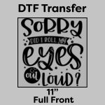 DTF Transfer 11" Thumbnail