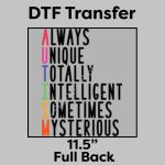 DTF Transfer 11.5" Thumbnail