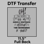 DTF Transfer 11.5" Thumbnail