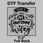 DTF Transfer 11.5" Thumbnail