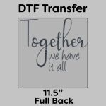 DTF Transfer 11.5" Thumbnail