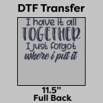 DTF Transfer 11.5" Thumbnail