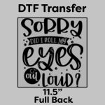 DTF Transfer 11.5" Thumbnail