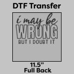 DTF Transfer 11.5" Thumbnail