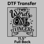 DTF Transfer 11.5" Thumbnail