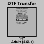 DTF Transfer 14" Thumbnail