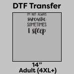 DTF Transfer 14" Thumbnail