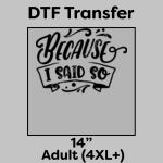 DTF Transfer 14" Thumbnail