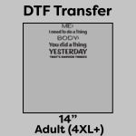 DTF Transfer 14" Thumbnail