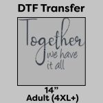 DTF Transfer 14" Thumbnail