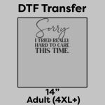 DTF Transfer 14" Thumbnail