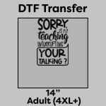 DTF Transfer 14" Thumbnail