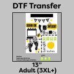 DTF Transfer 13" Thumbnail