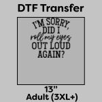 DTF Transfer 13" Thumbnail