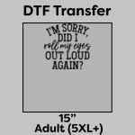 DTF Transfer 15" Thumbnail