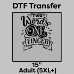 DTF Transfer 15" Thumbnail