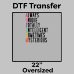 DTF Transfer 22" Thumbnail