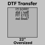 DTF Transfer 22" Thumbnail