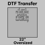 DTF Transfer 22" Thumbnail